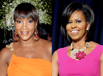 Vivica A. Fox, Michelle Obama Vivica A. Fox, Michelle Obama